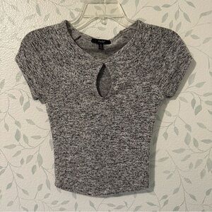 Knit Keyhole Crop Top